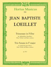 Trio Sonata in F major for Recorder (Flute), Oboe (Violin) & Basso continuo Op.II/2
