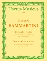 Concerto for Harpsichord No. 1 in A (Score & Parts)