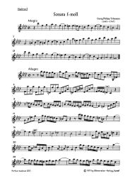 Sonata in F minor for 2 Violins, 2 Violas & Basso continuo TWV 44:32 (Violin I)