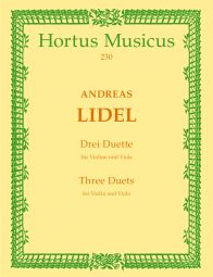Three Duets for Violin and Viola Op.3 (Playing Score)