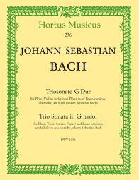 Trio Sonata for Flute, Violin (or two Flutes) and Basso continuo in G major (BWV 1038)