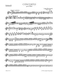 Concerto for Flute in D Op.27 (G.489) (Violin II)