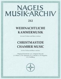 Christmastide Chamber Music for two Violins and Basso continuo (Score & Parts)