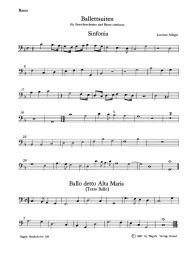 Ballet Suites for Strings and Basso continuo (Bass)