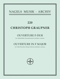 Overture in F. Full Score