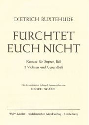 Fuerchtet Euch Nicht (Kantate) Full Score