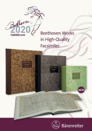 Barenreiter Beethoven Works in High-Quality Facsimiles (Flyer)