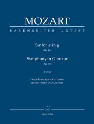 Symphony No.40 in G minor (K.550) (Study Score)