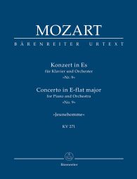 Concerto for Piano No.9 in E-flat major (K.271) (Jeunehomme) (Study Score)