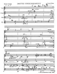 String Quartet No.3 (Study Score)