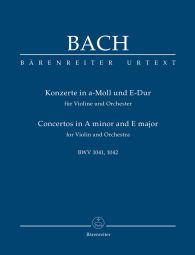 Concertos for Violin in A minor (BWV 1041) & E major (BWV 1042)	(Study Score)