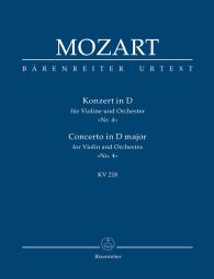 Concerto for Violin No.4 in D major (K.218) (Study Score)
