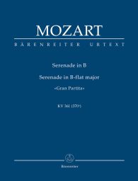 Serenade in B-flat major (K.361) (Gran Partita) (Study Score)
