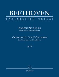 Concerto No.5 in E-flat major Op.73 for Piano (Study Score)