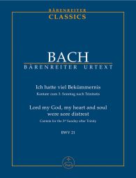 Cantata No.21: Ich hatte viel Bekuemmernis (BWV 21) (Study Score)